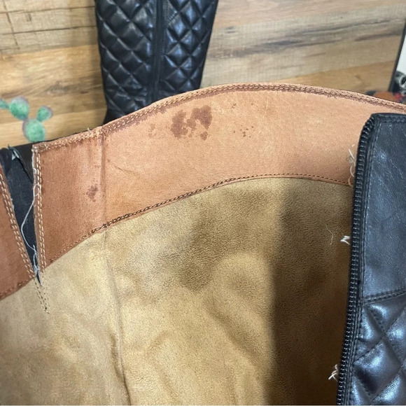 Corso Como Riding Boots Santona Quilted leather women’s 7 - Picture 6 of 8